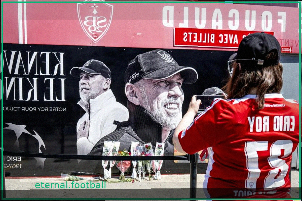 Les joueurs de Brest rendent hommage à Éric Roy